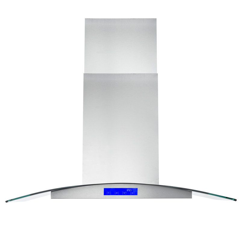 Cosmo 36" 900 CFM Convertible Ductless Island Range Hood & Reviews